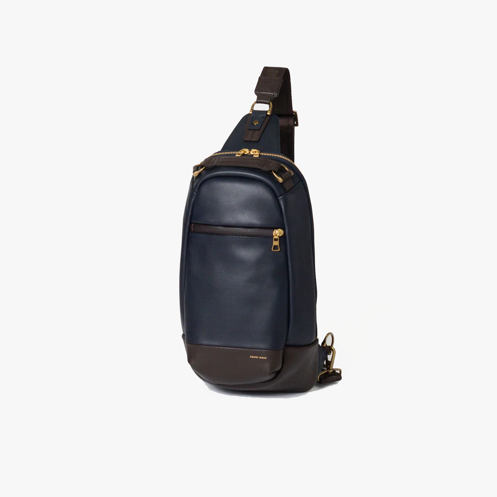 Master-Piece Gloss Sling Bag 'Navy'