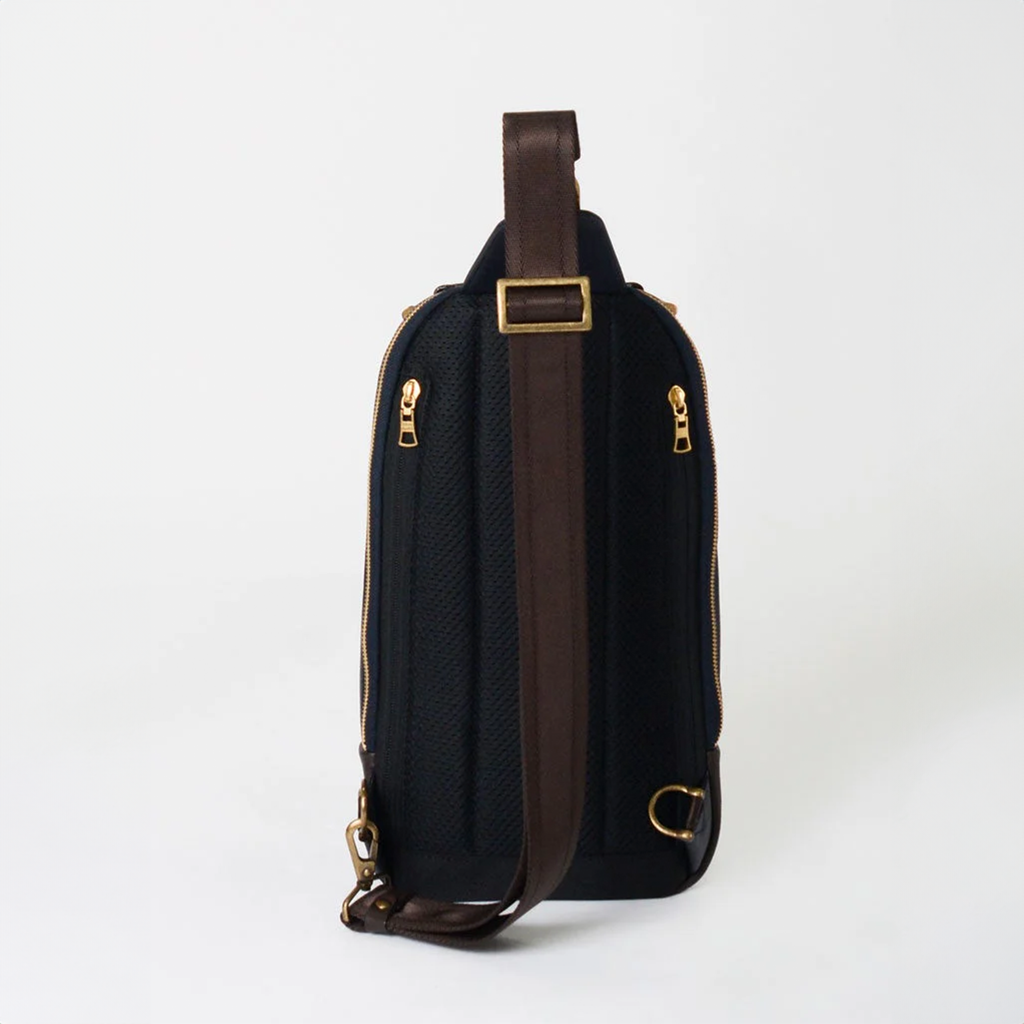 Master-Piece Gloss Sling Bag 'Navy'