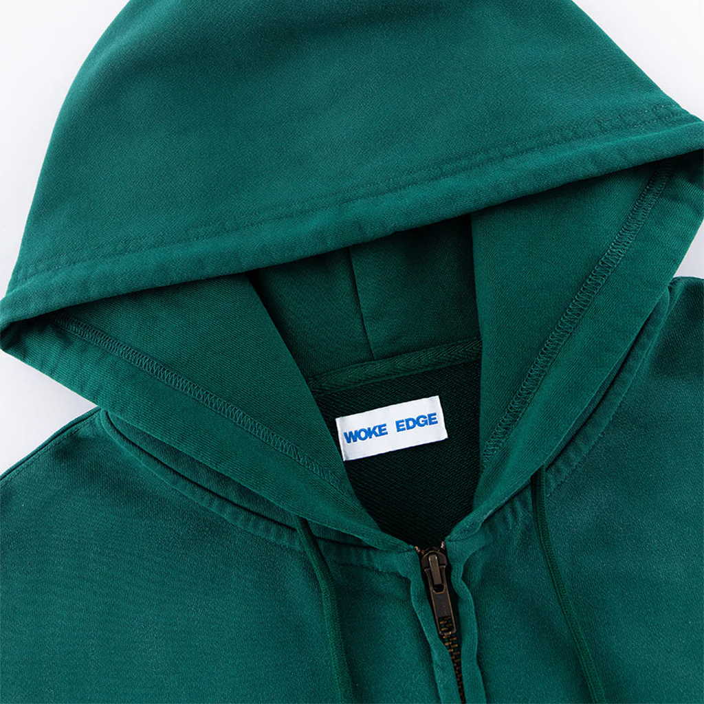 Woke Edge 'I Luv I Jah' Zip Hoodie