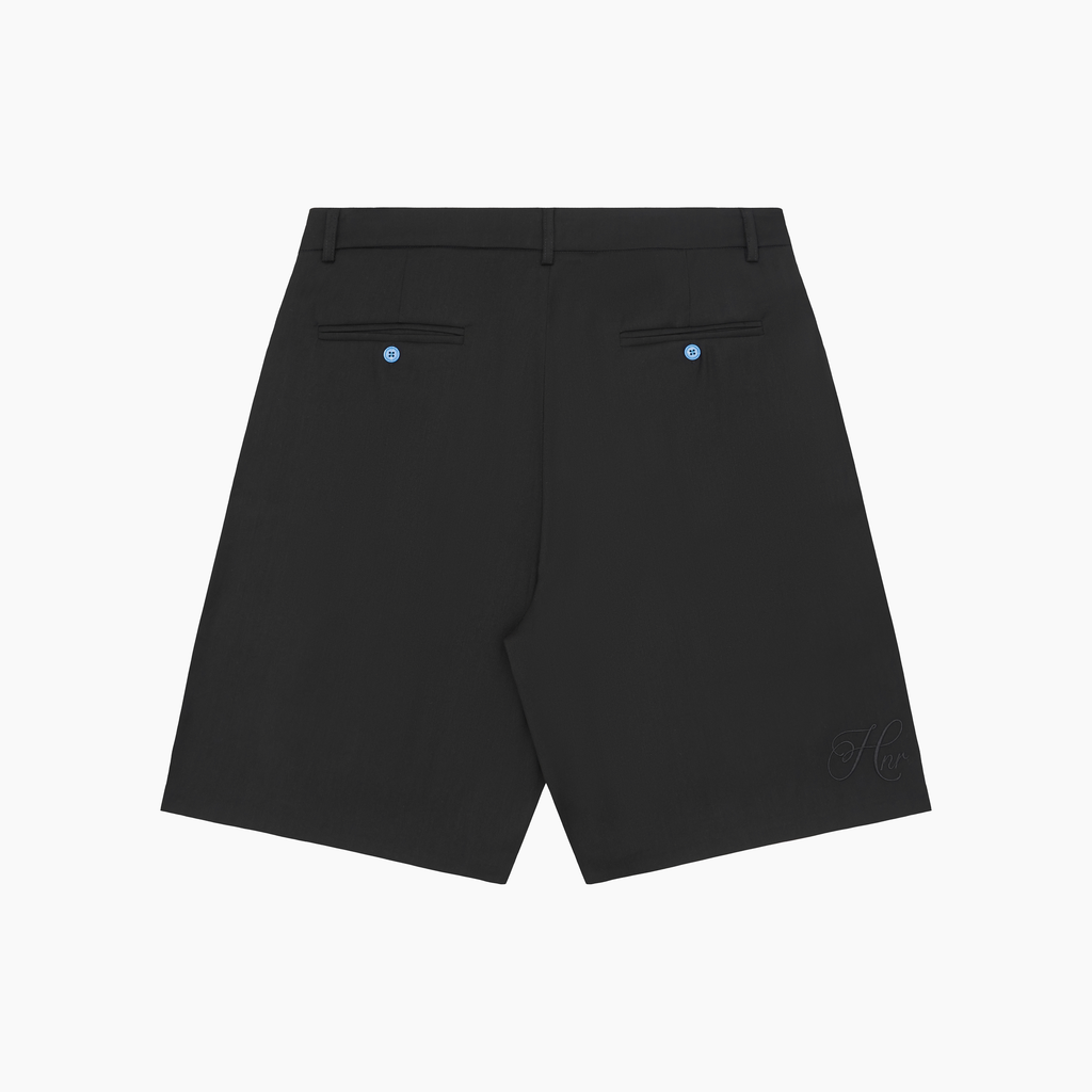 Honour Heritage Script Pleated Shorts