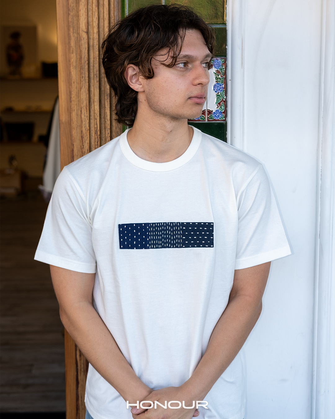 Teras Original Patch Tee  'White'