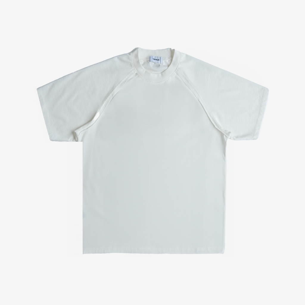 Honour Frayed Tee 'Cream'